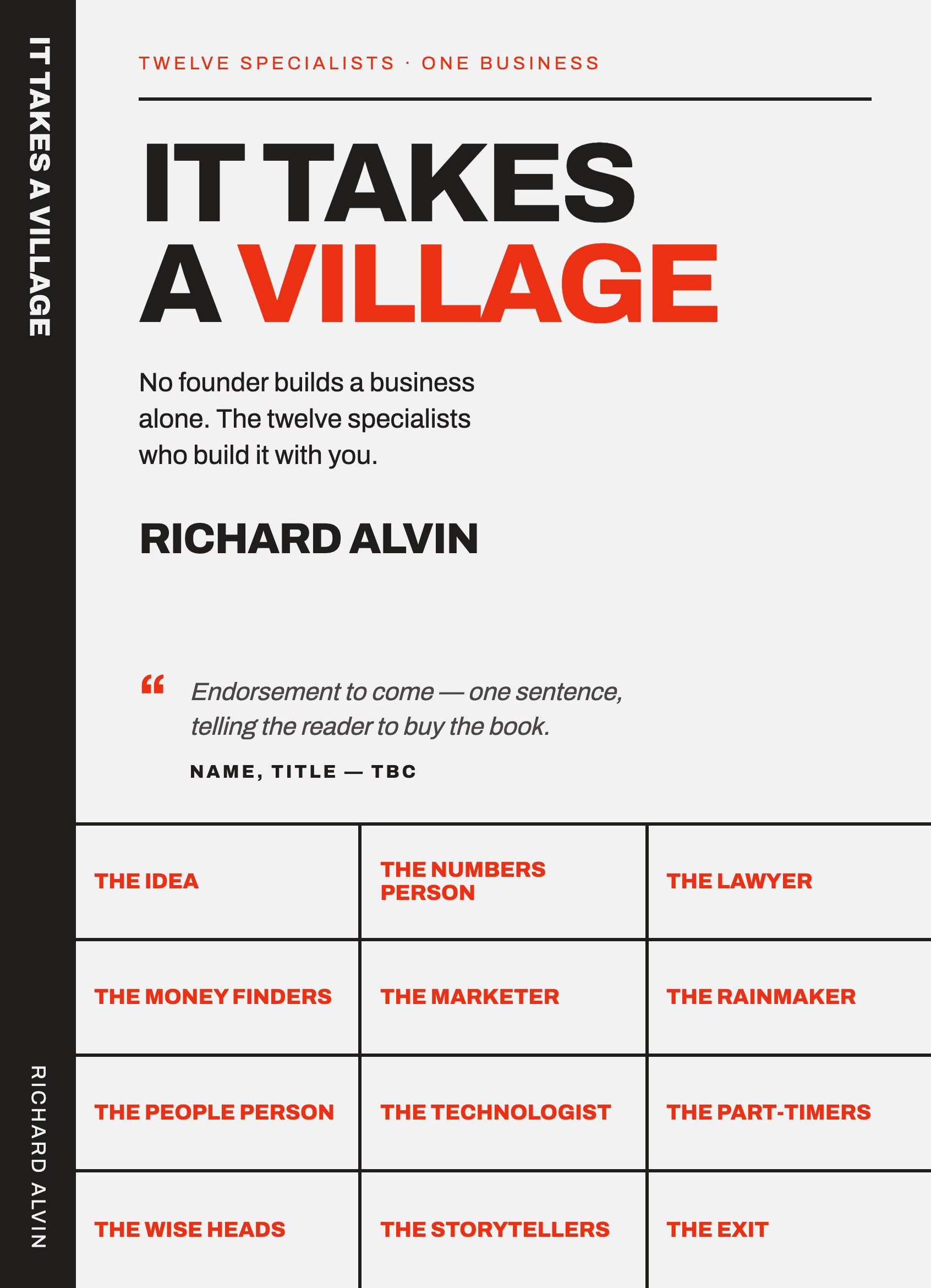 Cover of It Takes A Village by Richard Alvin